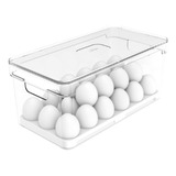 Organizador Porta Ovos 36un Com Tampa Geladeira Cozinha