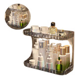 Organizador Prateleira Para Perfume Cosméticos 2 Andares Lux