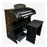Órgão Digital Acordes Premium 2d Preto Loja Da Organista 