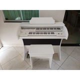 Orgão Rohnes Rs 1 Branco - Modelo Novo - Loja Jubi Orgãos 