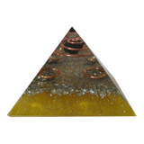 Orgonite Pirâmide Proteção Profissional - Turmalina