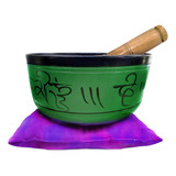 Orin Tigela Sino Tibetano 4 Metais Sagrados 15cm + Almofada