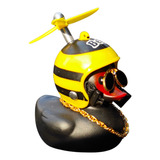 Ornamento Carro - Pato Engraçado Com Capacete, Colar Helice