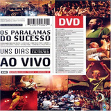 Os Paralamas Do Sucesso Uns Dias Ao Vivo Dvd Lacrado