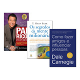 Os Segredos Da Mente Milionária+ Pai Rico Pai Pobre+ Como Fa