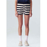 Osklen Women Tagete Stripes Shorts