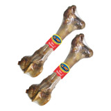 Osso Defumado Fêmur Bovino Natural P/ Cães Cachorros 2un