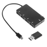 Otg Hub Cabo Tipo C 4 Portas Android Samsung Motorola_