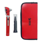 Otoscópio Medico - Cor Vermelho