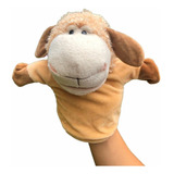 Ovelha Fantoche Pelúcia De Mão Teatro Infantil Animais 25cm