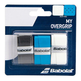 Over Grip Babolat My Overgrip X3 - Preto Branco E Azul