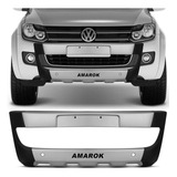 Overbumper Frontbumper Amarok 2010/2016 C/ Furo P/ Sensor