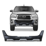 Overbumper Hilux 2019 2020 Front Bumper Preto Prata Tgpoli