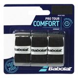 Overgrip Babolat Pro Tour Preto Com 03 Unidades