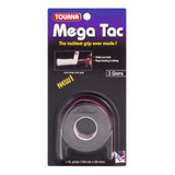 Overgrip Raquete Tênis Tourna Mega Tac Preto - 3 Unidades