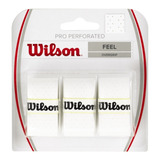 Overgrip Wilson Pro Perforated Feel Branco - 3 Unidades