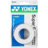 Overgrip Yonex Super Grap Branco Com 3 Unidades