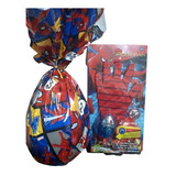 Ovo De Pascoa Homem Aranha 300g C/ Luva Lança Discos
