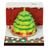 P Memo Pad, Árvore De Natal Com Luz, Bloco De Notas, Arte 70