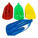 Pá De Remo Colorida Kit 4pc Plastica Pesca Caiaque Barco 