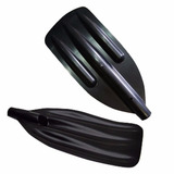 Pá De Remo Para Barco Caiaque Lancha Canoa Kit 2 Peças Preto