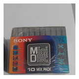 Pack 10 Md Mini Disc Sony Neige 80 Minutos Novo Lacrado