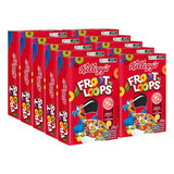Pack 10u Cereal Matinal Froot Loops Milho, Trigo, Aveia 230g