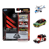 Pack 3 Jurassic World - Nano Hollywood Rides - 4 Cm - Jada