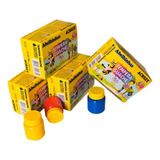 Pack 4 Caixas De Tintas Guache Colorir Desenho Arte Pintura