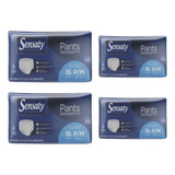 Pack 4 Pct Fraldas Sensaty Premium