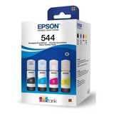 Pack 4 Tintas Epson 544 Preto