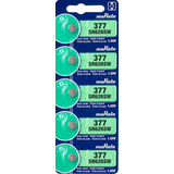 Pack 5 Baterias Pilha Botão Moeda 1.55v Sony 377 - 379 -364 