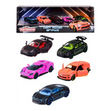 Pack 5 Miniaturas Light Racer -