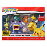 Pack 8 Miniaturas Pokémon Pikachu Battle