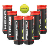 Pack Bolinhas Bolas De Tenis Head Championship - 3b X 6tb