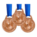 Pack C/ 10 Medalhas Ax Esportes 30mm H. Mérito Bronze-fa465