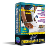 Pack Canva Para Engenharia Civil +50 Artes Editáveis + Bônus