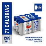 Pack Cerveja Amstel Ultra 269ml Com