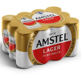 Pack Cerveja Lager Puro Malte Lata 269ml 12 Unidades Amstel