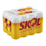 Pack Cerveja Skol Lata 473ml Com