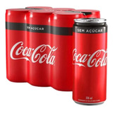Pack Coca-cola Sem Açúcar Lata 310ml 6 Unidades