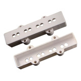 Pack De 2 Capas De Captador De Baixo Jazz Branco Neck & Brid