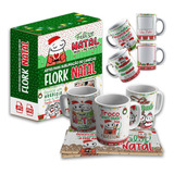 Pack De Artes Flork Natal Para Canecas + Kit Digital