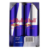Pack Energético Red Bull Lata 4 Unidades De 355ml Cada