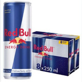 Pack Energético Red Bull Lata 8 Unidades 250ml Cada