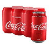 Pack Refrigerante Coca-cola Original Lata 6