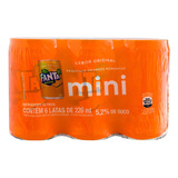 Pack Refrigerante Laranja Fanta Mini Lata
