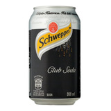 Pack Refrigerante Schweppes Black Club Soda Lta 350ml 6 Unid