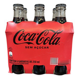 Pack Refrigerante Sem Açúcar Coca-cola Vidro