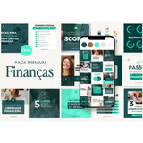 Pack Template Sofisticado Finanças Consultoria Financeira